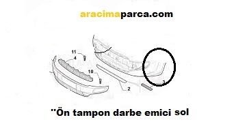 CK ECHO ÖN TAMPON KÖŞE DARBE EMİCİ SOL