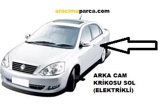 FC ARKA CAM KRİKOSU SOL ELEKTİRİKLİ